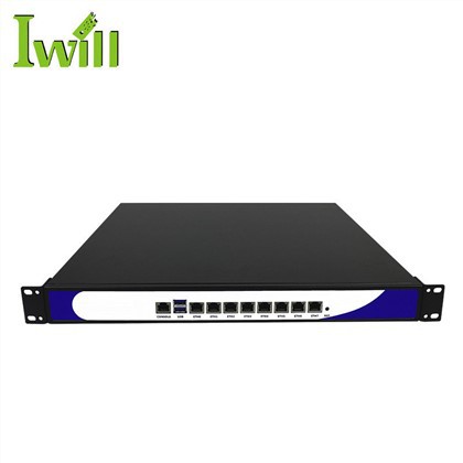 Gweinydd Diogelwch Rhwydwaith Rack Mount 1U 19 modfedd
